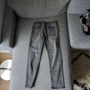 Uniqlo faded grey jeans, slim fit, brand new